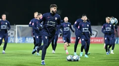 Trening hrvatske reprezentacije u Rigi, Foto: Ante Cizmic/CROPIX