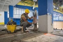 Radovi u Domu sportova  , Foto: Davor Puklavec /PIXSELL