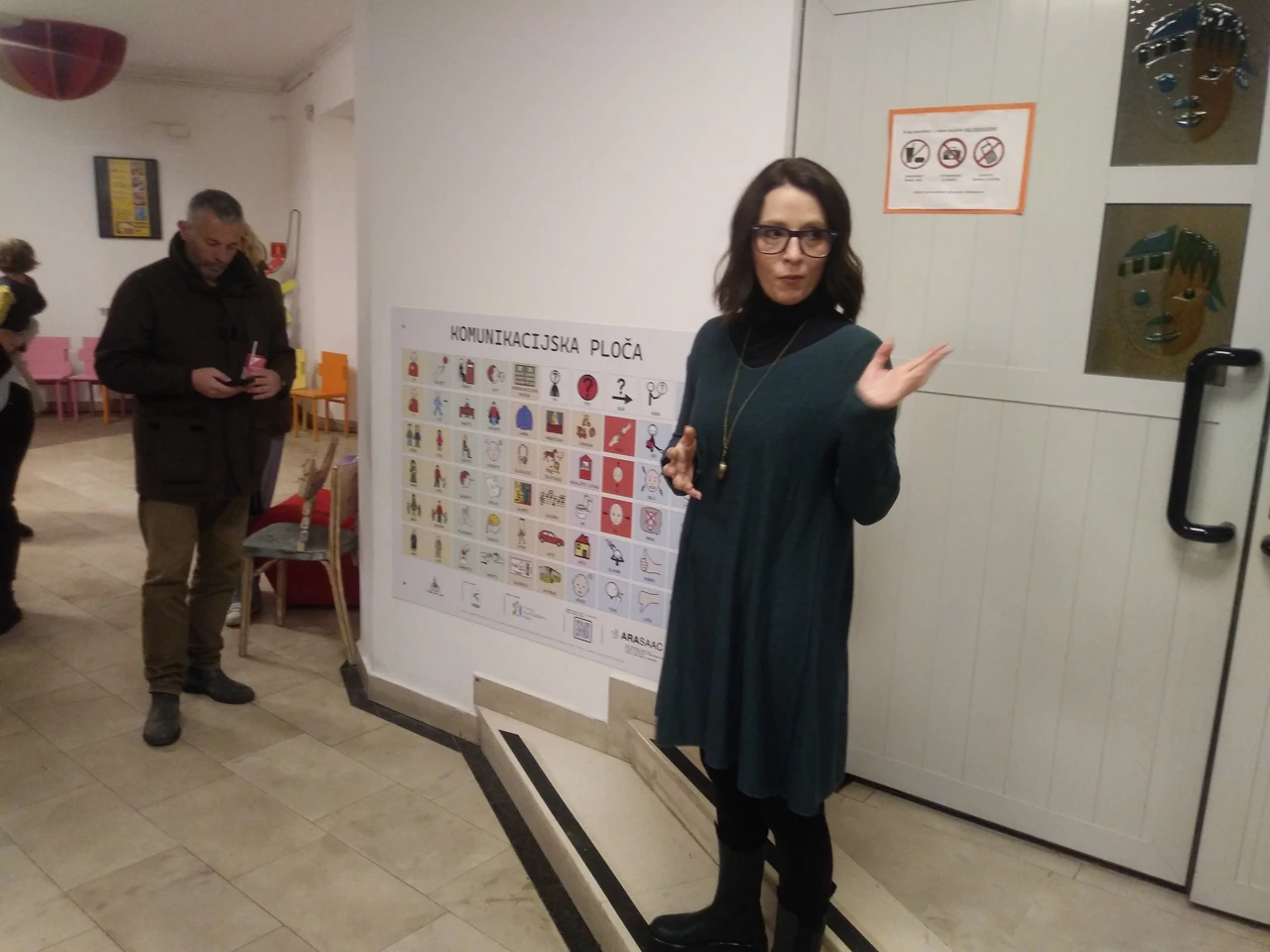 Predstavljanje komunikacijske ploče za djecu s jezično-govornim teškoćama u GKL Rijeka, Foto: Albert Petrović/Radio Rijeka