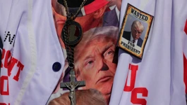 Detalj sa Trumpovog skupa u Washingtonu