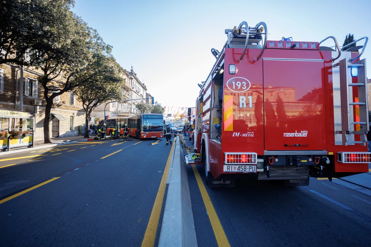 Teška prometna u centru Rijeke, Foto: Nel Pavletić/Radio Rijeka