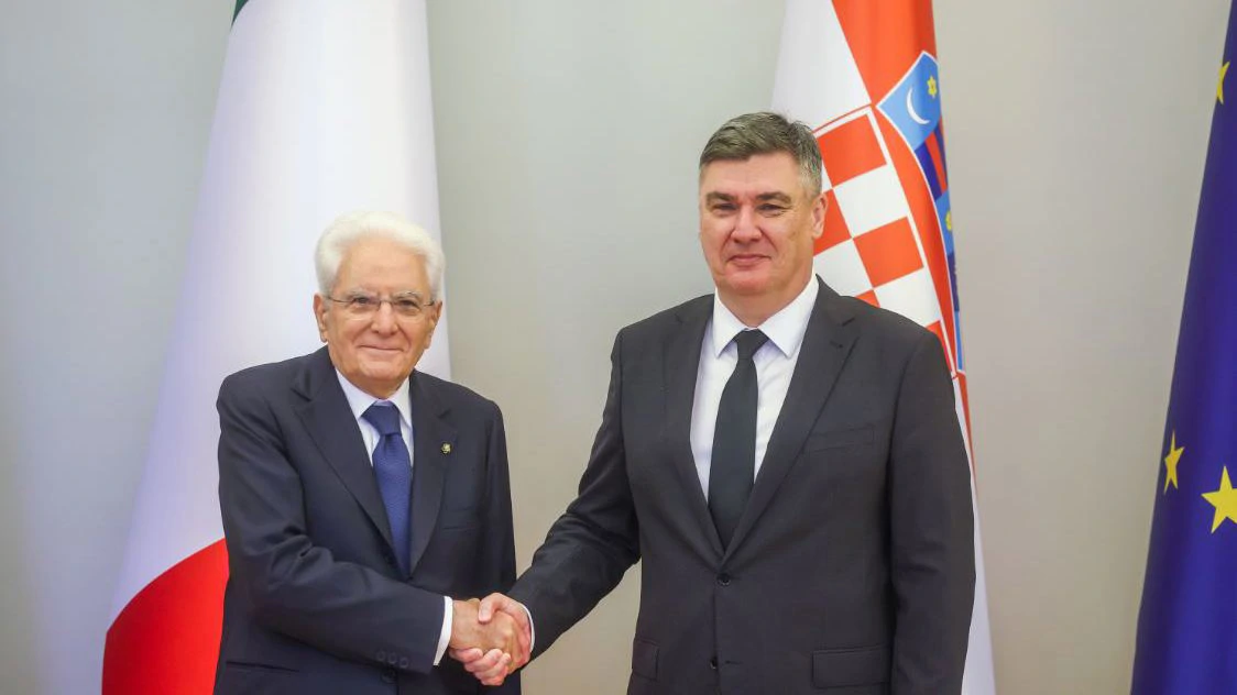 Sergio Mattarella i Zoran Milanović 