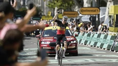 Tim Wellens u cilju 15. etape Tour de Francea
