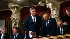 Premijer Plenković i drugi uzvanici na koncertu u HNK