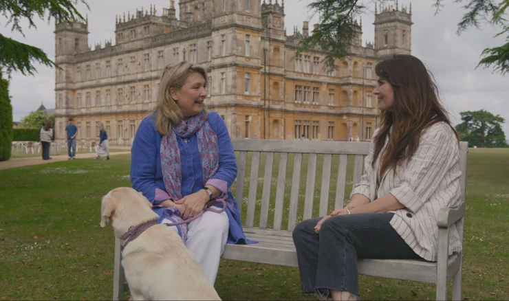 Martina posjetila dvorac u kojem je snimana serija "Downton Abbey"