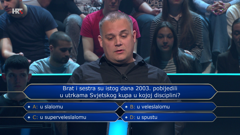 Aleksandar Opačić, Foto: Tko želi biti milijunaš?/HRT