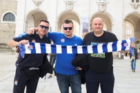 Dinamovi navijači u Salzburgu, Foto: Luka Stanzl/PIXSELL