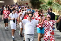 Hrvatski navijači u Dohi, Foto: Goran Stanzl/PIXSELL