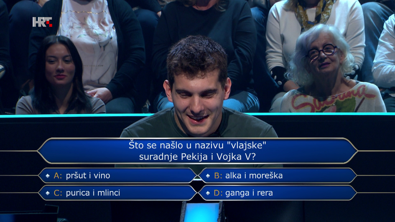 Petar Mihin, Foto: Tko želi biti milijunaš?/HRT