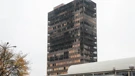 Das Vjesnik Hochhaus nach dem Brand