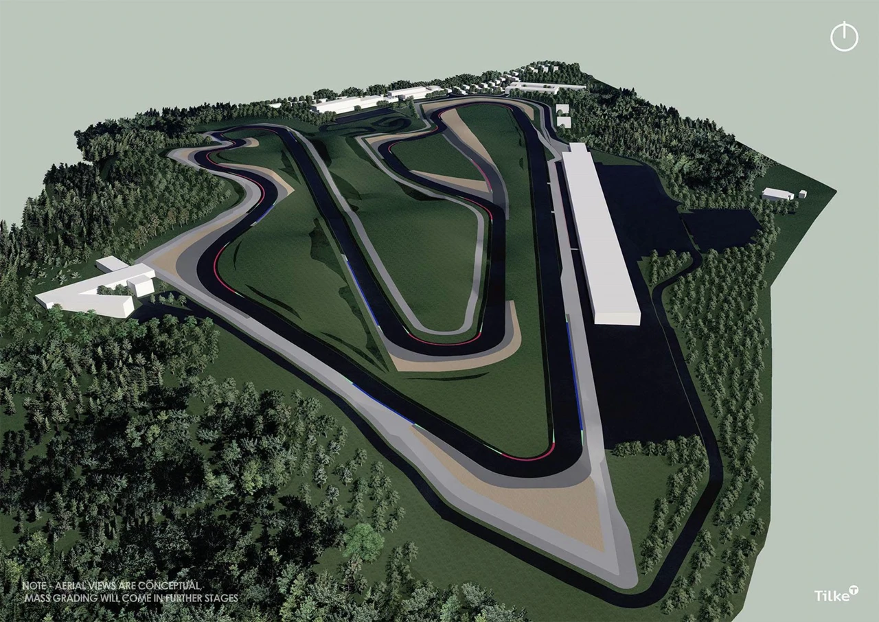 Illustration: Formel 1 Strecke in Kroatien, Foto: Tilke / Croatia Ring/Tilke