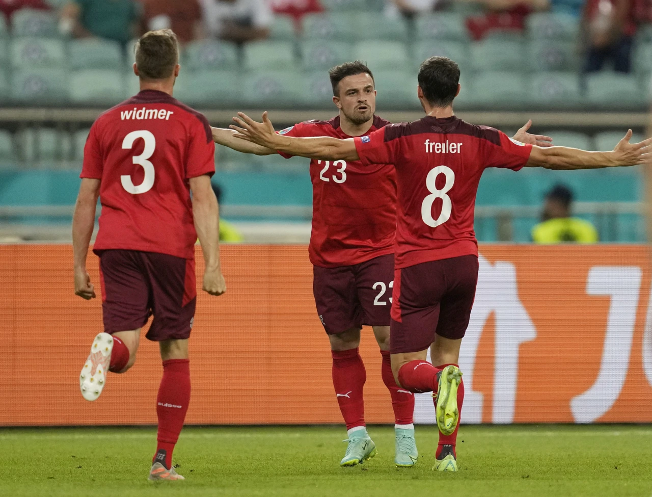 Švicarska - Turska. Xherdan Shaqiri
