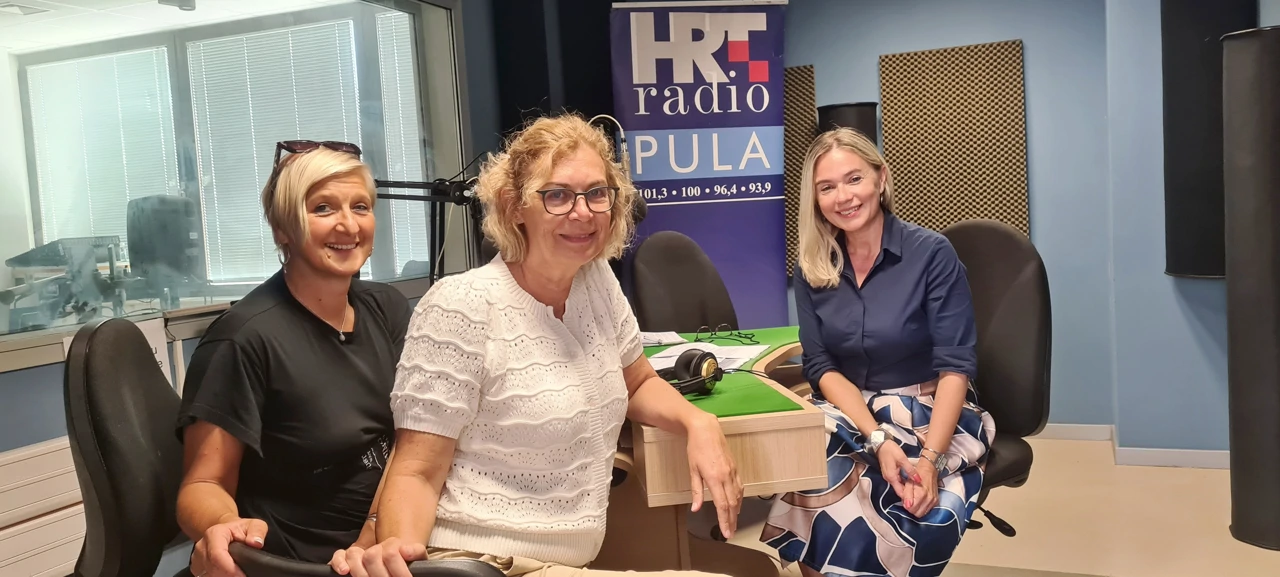 Jasna Vekić, Lorena Lazarić Stefanović i Ivona Močenić u Stetoskopu, u povodu Svjetskog dana prve pomoći 13.9.2024.