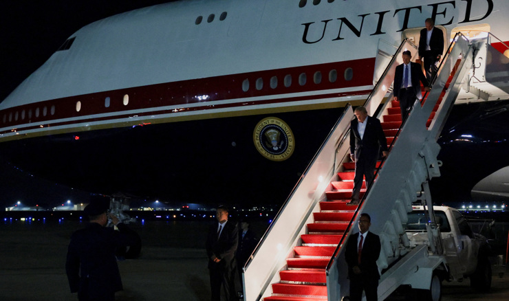 Trump se iz Turske vratio novim Air Force Oneom