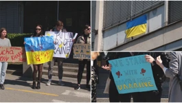 Prosvjed studenata iz Ukrajine 