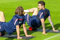 Luka Modrić i Šime Vrsaljko, Foto: Srecko Niketic/PIXSELL
