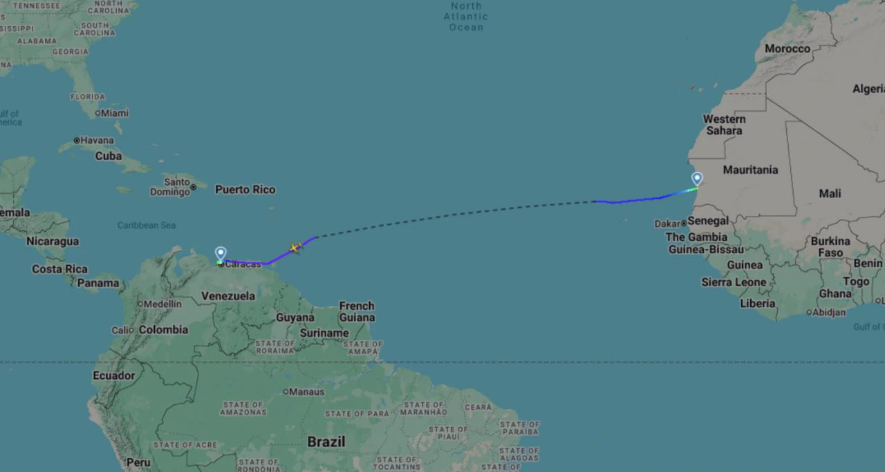 Putanja ruskog teretnog zrakoplova Il-76