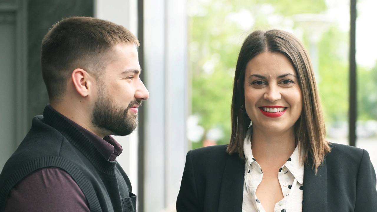 Zlata Mück Sušec i Luka Grgić, Foto: Renato Branđolica/HRT