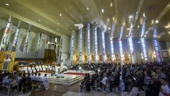 Misa u crkvi sv. Križa u Sigetu povodom odlaska branitelja na hodočašće u Lourdes 