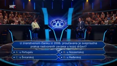 Emiljana Vozila Mohorović, Foto: Tko želi biti milijunaš?/HRT
