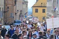 Prosvjed liječnika, Foto: Vanesa Pandzic/CROPIX