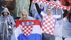 Navijači na utakmici Hrvatska - Rusija 