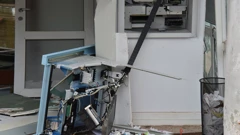 Eksplozivom raznijeli bankomat/Arhiva