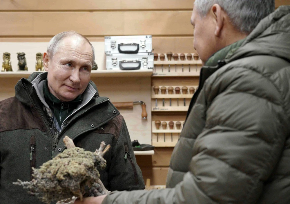 Putin i ministar Šojgu vikend proveli u sibirskoj tajgi, Foto: Sputnik/Alexei Druzhinin/Kremlin/Reuters
