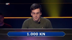 Dominik Čolak  , Foto: Tko želi biti milijunaš?/HRT