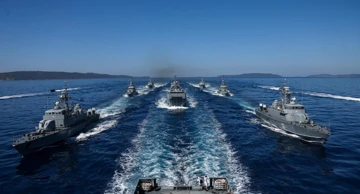 Vježba Hrvatske ratne mornarice za vojni mimoplov