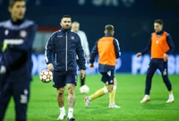 Marko Livaja na zagrijavanju, Foto: Matija Habljak/PIXSELL