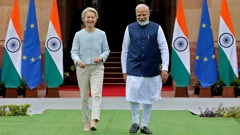 Ursula Von der Leyen i Narendra Modi