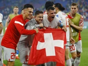 Granit Xhaka i Xherdan Shaqiri, Foto: Suhaib Salem/REUTERS