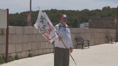 Prosvjed stanovnika Prvića i Zlarina protiv Jadrolinije, Foto: HTV/HRT