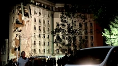 Raketirana zgrada Službe sigurnosti Ukrajine u Dnjepru