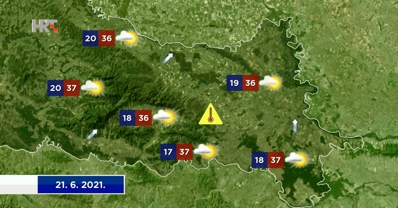 Vrijeme 21.6.2021., Foto: HTV/HRT