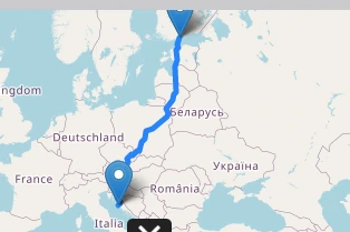 Udaljenost Zadar Helsinki