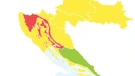 Für die Region Rijeka wurde die rote Warnstufe ausgerufen