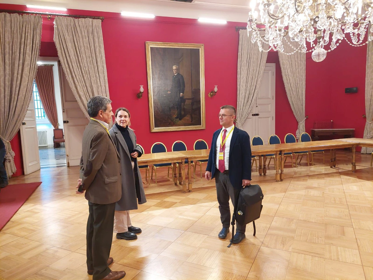 Tvrtko Jakovina u Predsjedničkoj palači, Foto: ustupljena fotografija/Guillermo Mimica