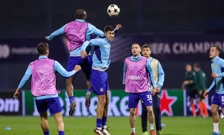 Zagrijavanje igrača uoči utakmice, Foto: Luka Stanzl/PIXSELL