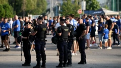 Interventna policija u blizini Dinamovog stadiona 