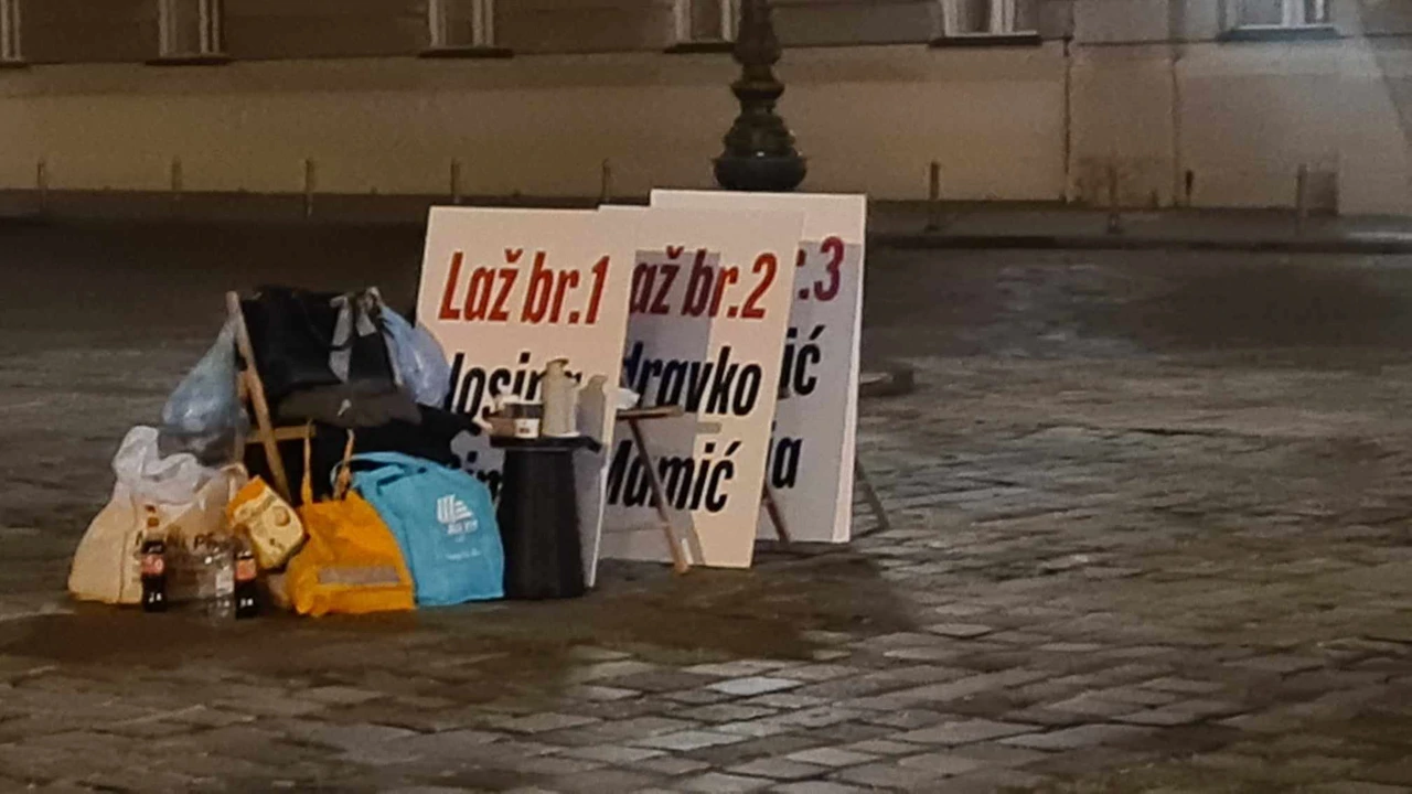 Zastupnici Možemo! zbog Turudića prosvjeduju na Markovom trgu