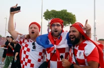Hrvatski navijači uoči Maroka, Foto: Ibraheem Al Omari/REUTERS