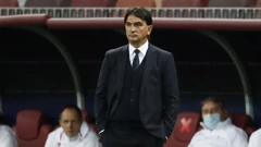 Zlatko Dalic looks on 