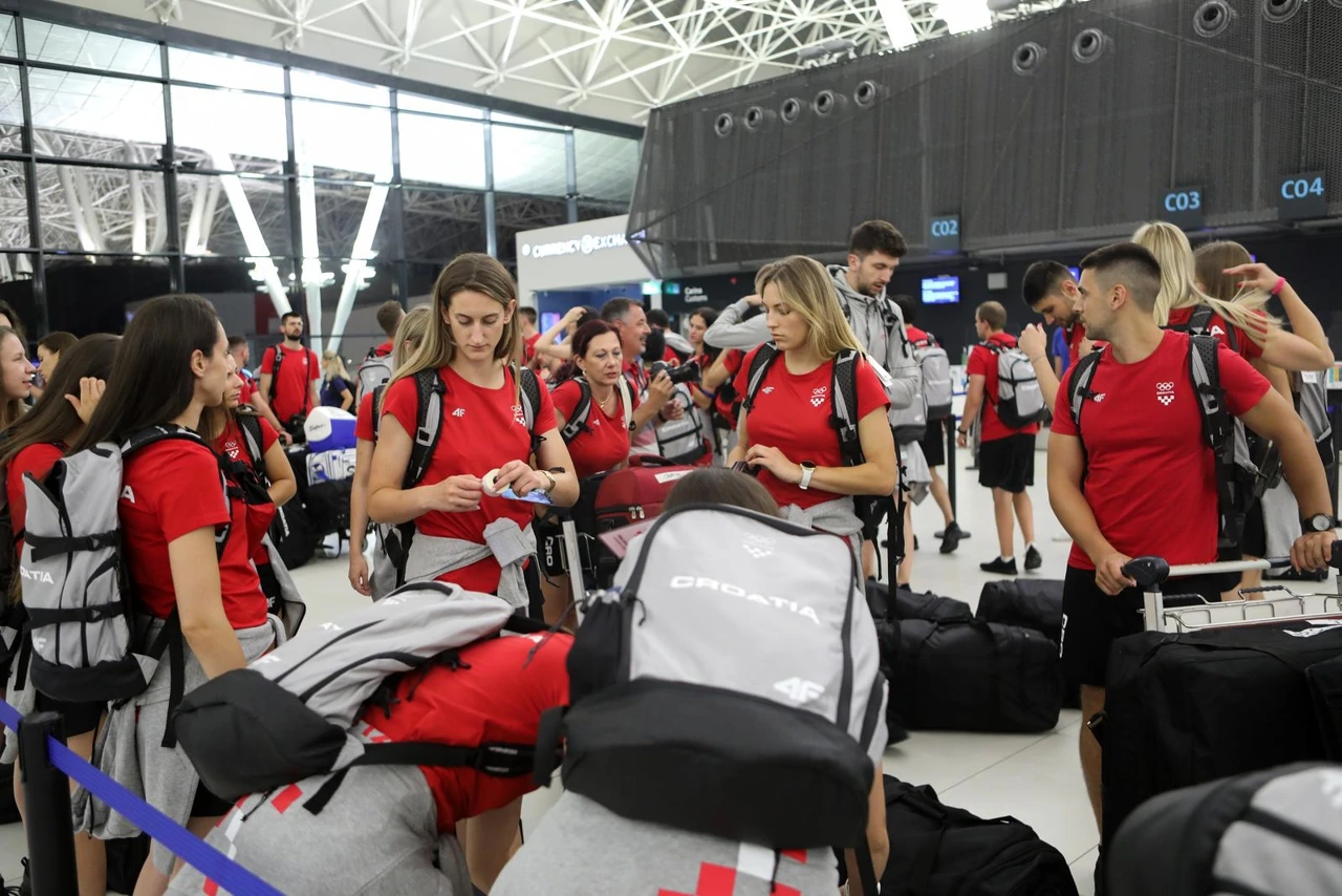 Odlazak hrvatskih sportaša na MI, Foto: Željko Hladika/PIXSELL