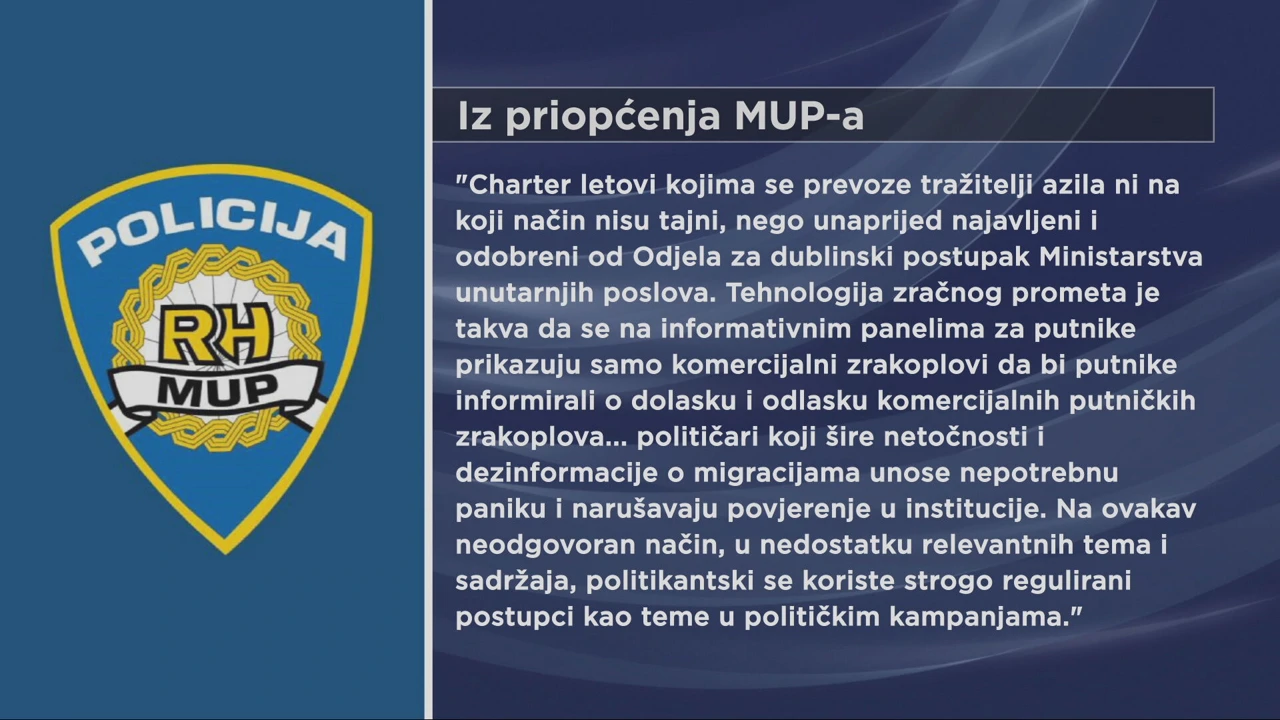 Iz priopćenja MUP-a