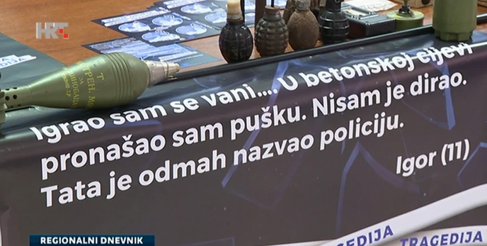 Oružje, Foto: Regionalni dnevnik/HRT