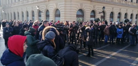 Prosvjed u Vukovaru, Foto: HRT/Radio Osijek