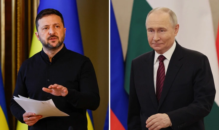 Volodimir Zelenski / Vladimir Putin