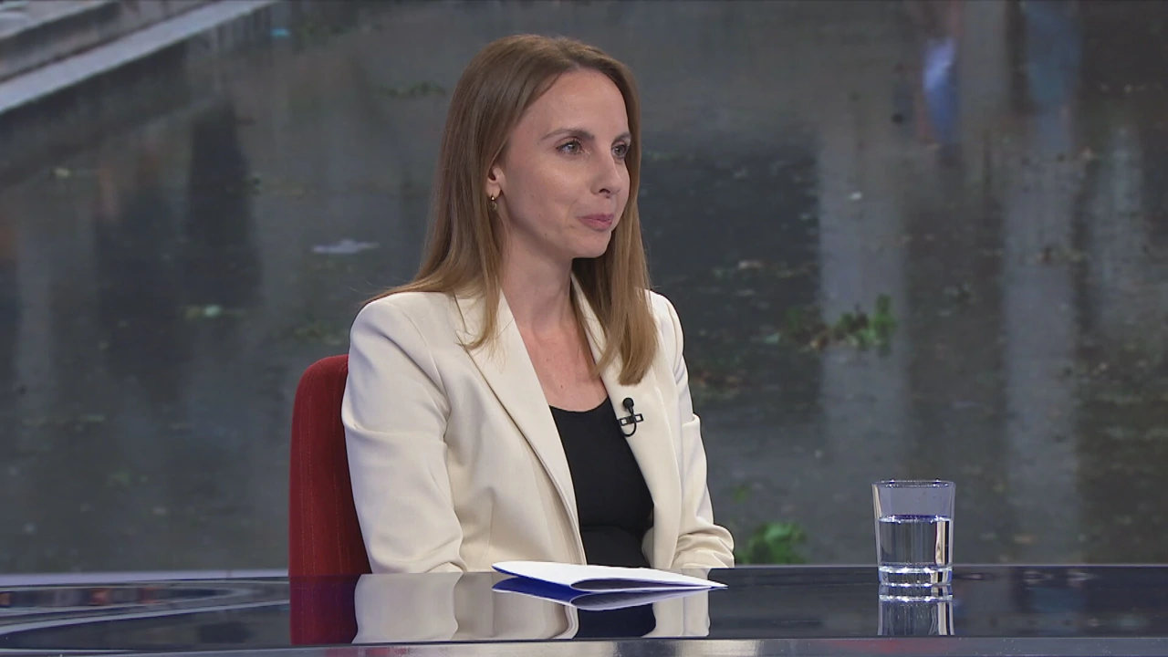 Petra Mikuš Jurković, voditeljica Službe za vremenske prognoze DHMZ-a, Foto: Otvoreno/HRT